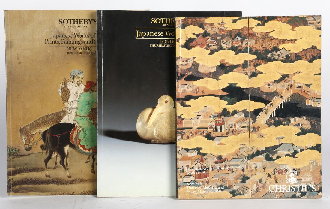 A collection of auction catalogs on Japanese art (1 of 4)