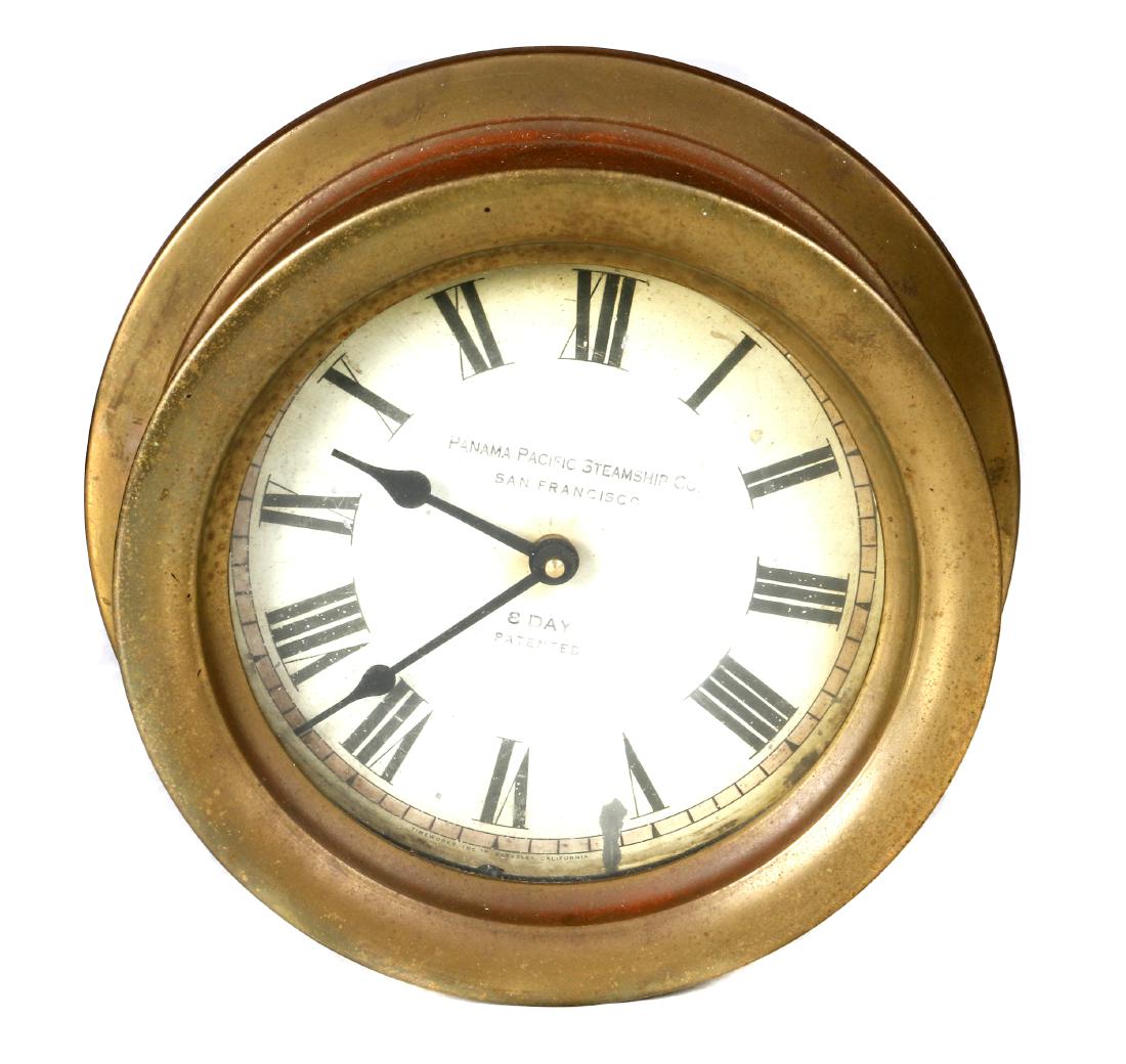 Panama Pacific Steamship Co. ship's clock (1 of 4)