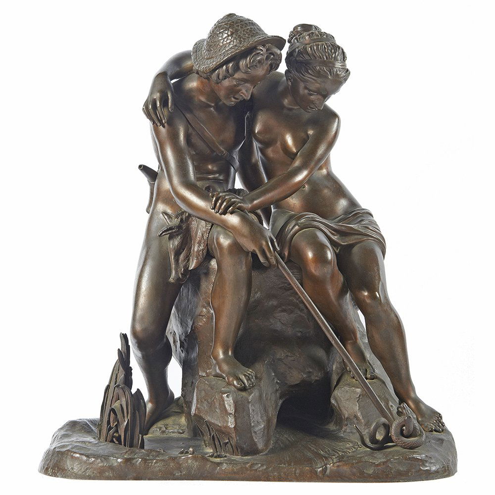 Neo-classical style bronze sculpture, Gayrard (1 of 3)