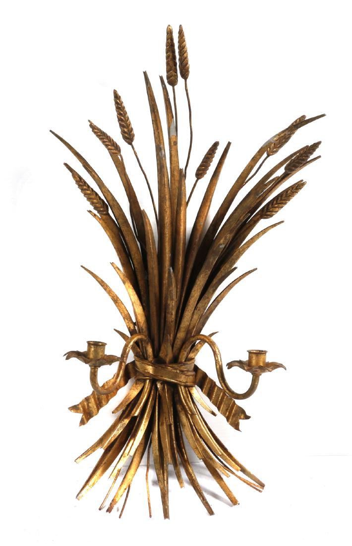 An Empire style gilt wall sconce (1 of 4)