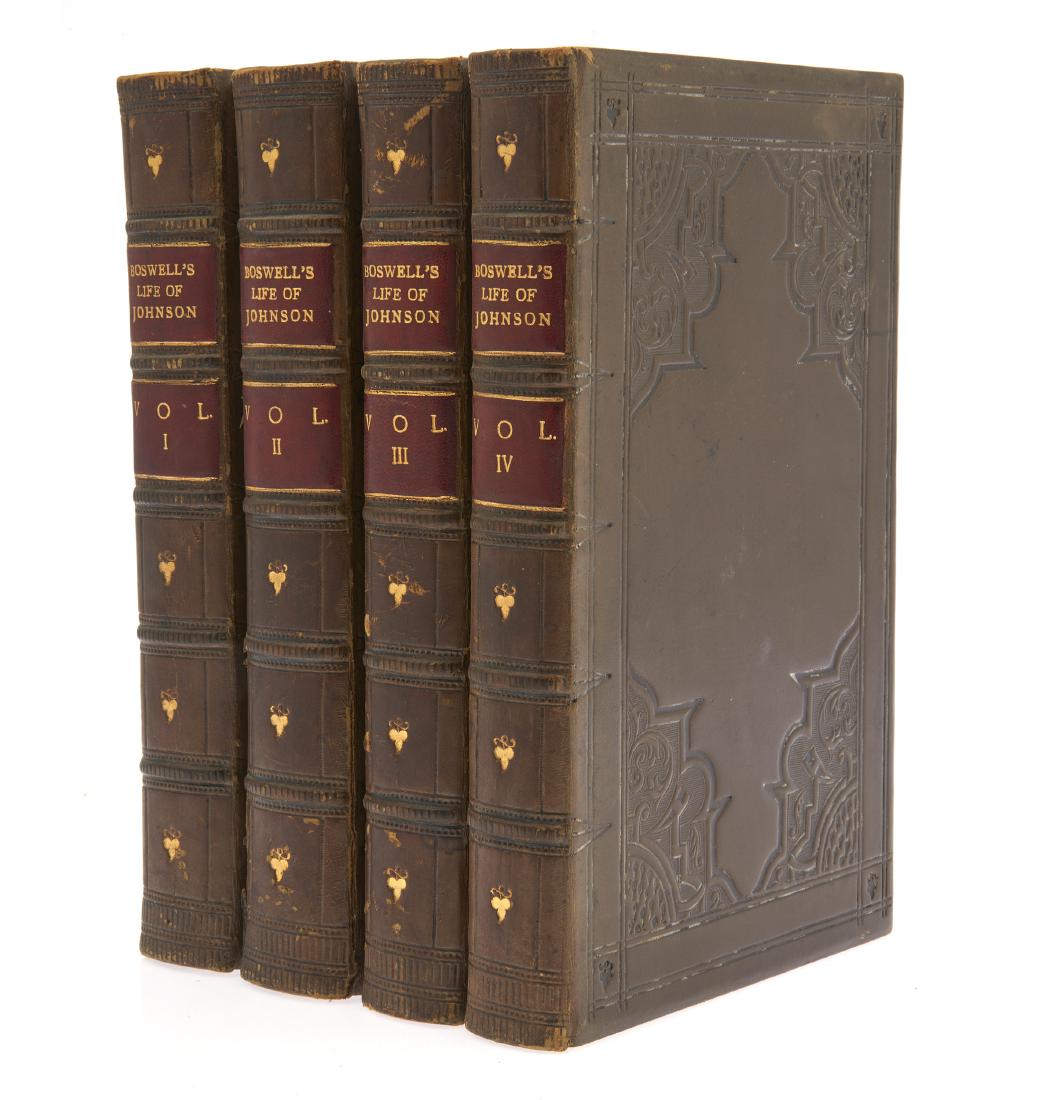 BOSWELL, JAMES.  The Life of Samuel  Johnson. (1 of 3)