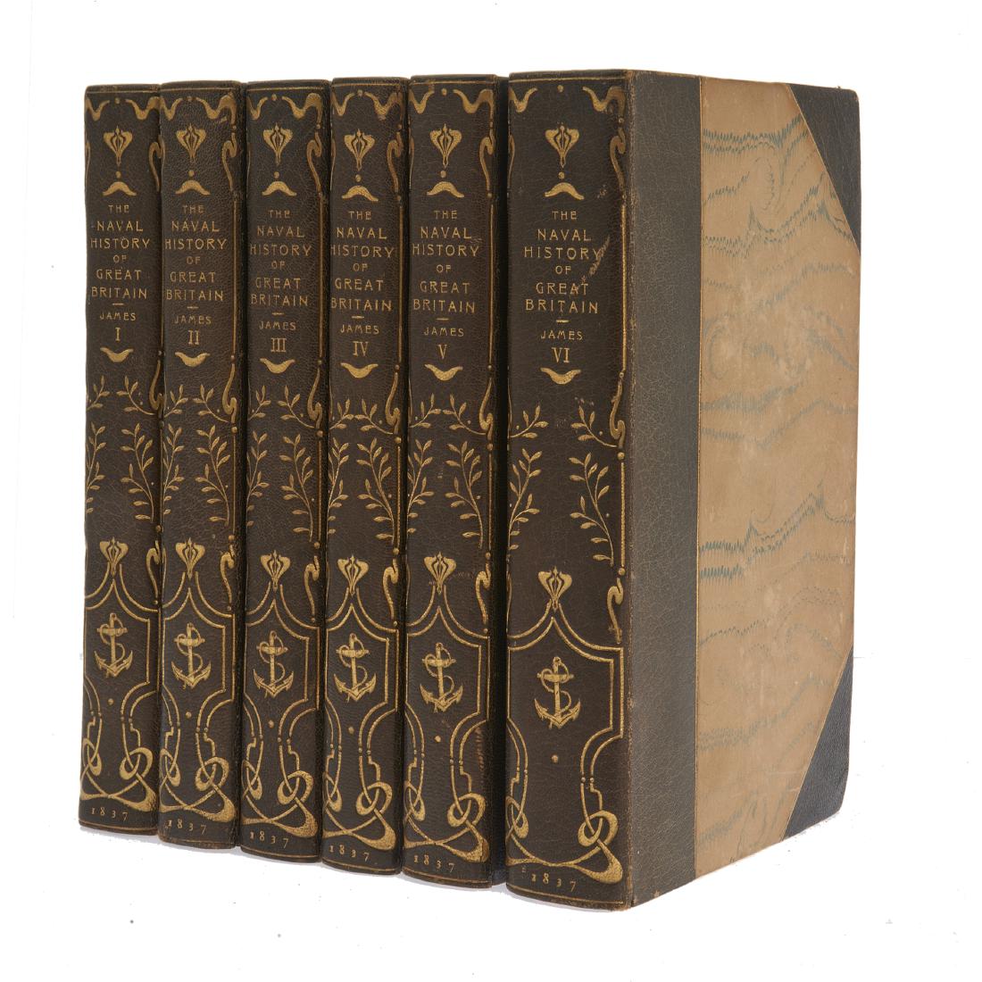 JAMES, WILLIAM. The Naval History of Great Britain. (1 of 3)