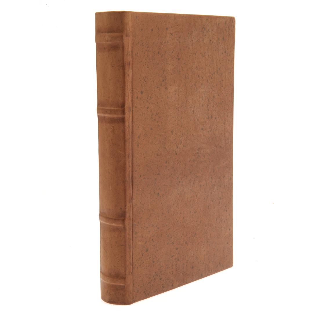 BULKELEY, JOHN and JOHN CUMMINS.: A Voyage to the South-Seas in the Years 1740-1. London: Jacob Robinson, 1743. Later full calf. 8vo. First Edition, with both author’s names noted in the title. Reference: Evans 7859; Hill 210; Sab