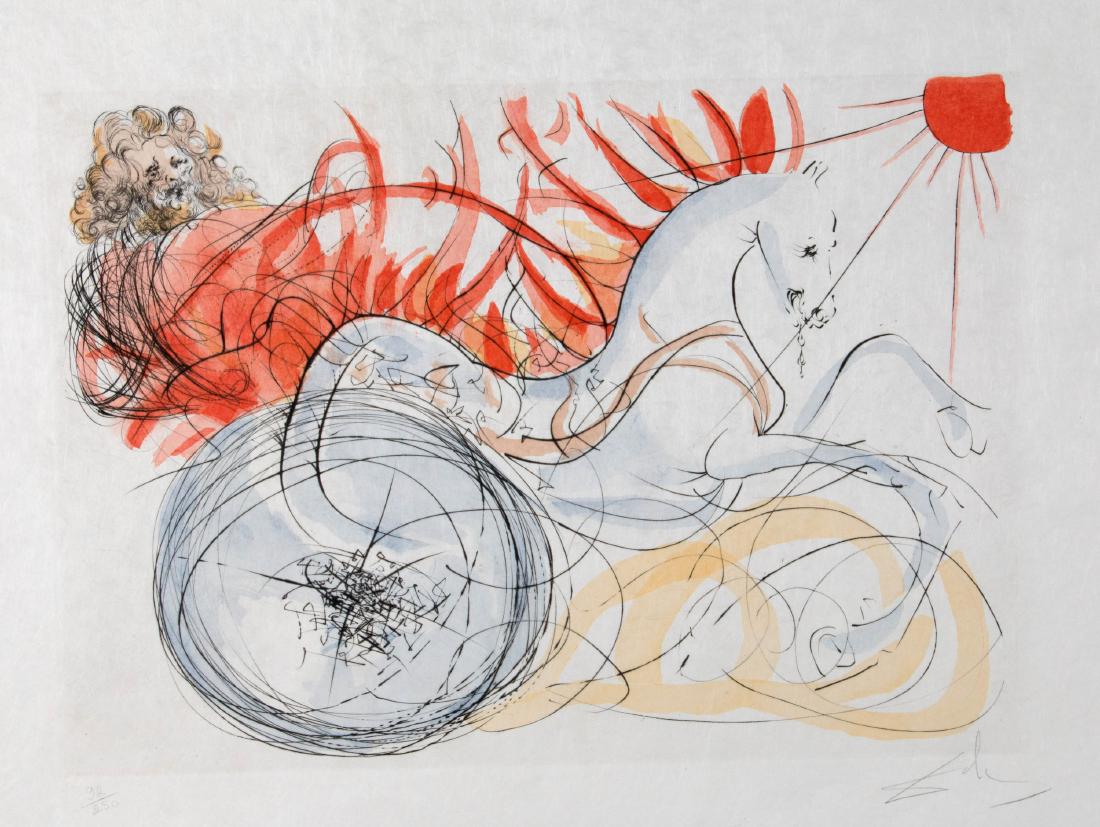 Salvador Dali (Spanish, 1904-1989) etching (1 of 5)