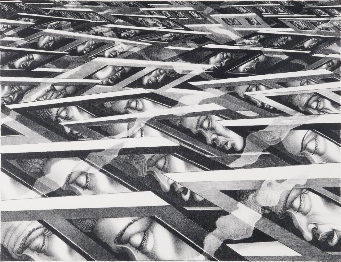 Irving Norman (American, 1906-1989): From Work, 1979, Lithograph on Stonehenge cream paper, signed in pencil, annotated 'E.P. A. P (Editions Press Artist Proof), (aside from the edition of 90 and 10 artist's proofs), published by Edition