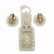A collection of a jade pendant and pair of ear clips - 2