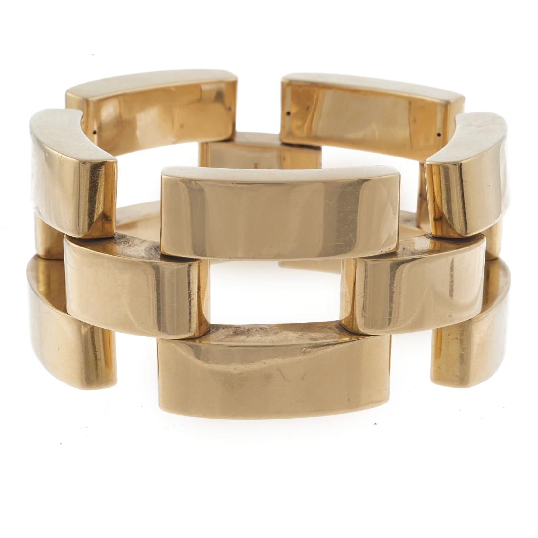 A Retro Tiffany & Co. 14k yellow gold bracelet (1 of 3)