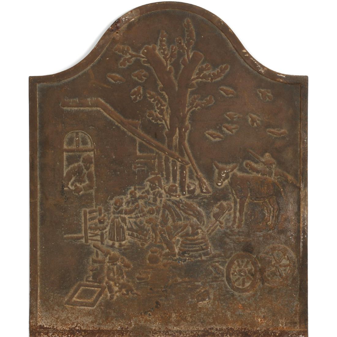 French cast iron fireback (1 of 4)