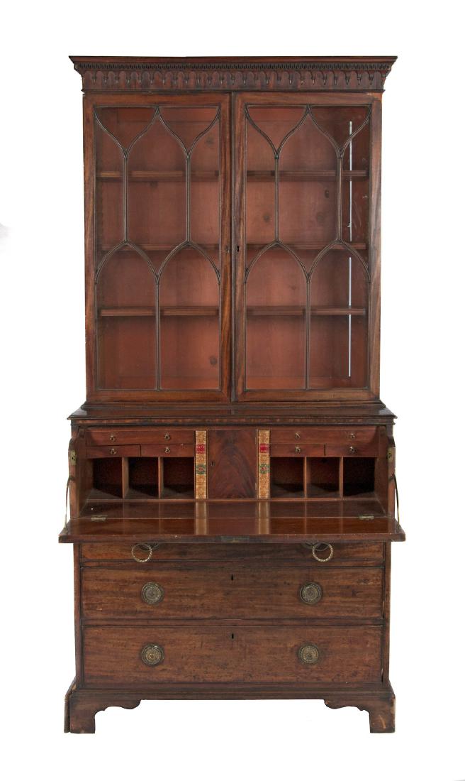 George IV  mahogany bookcase (1 of 8)