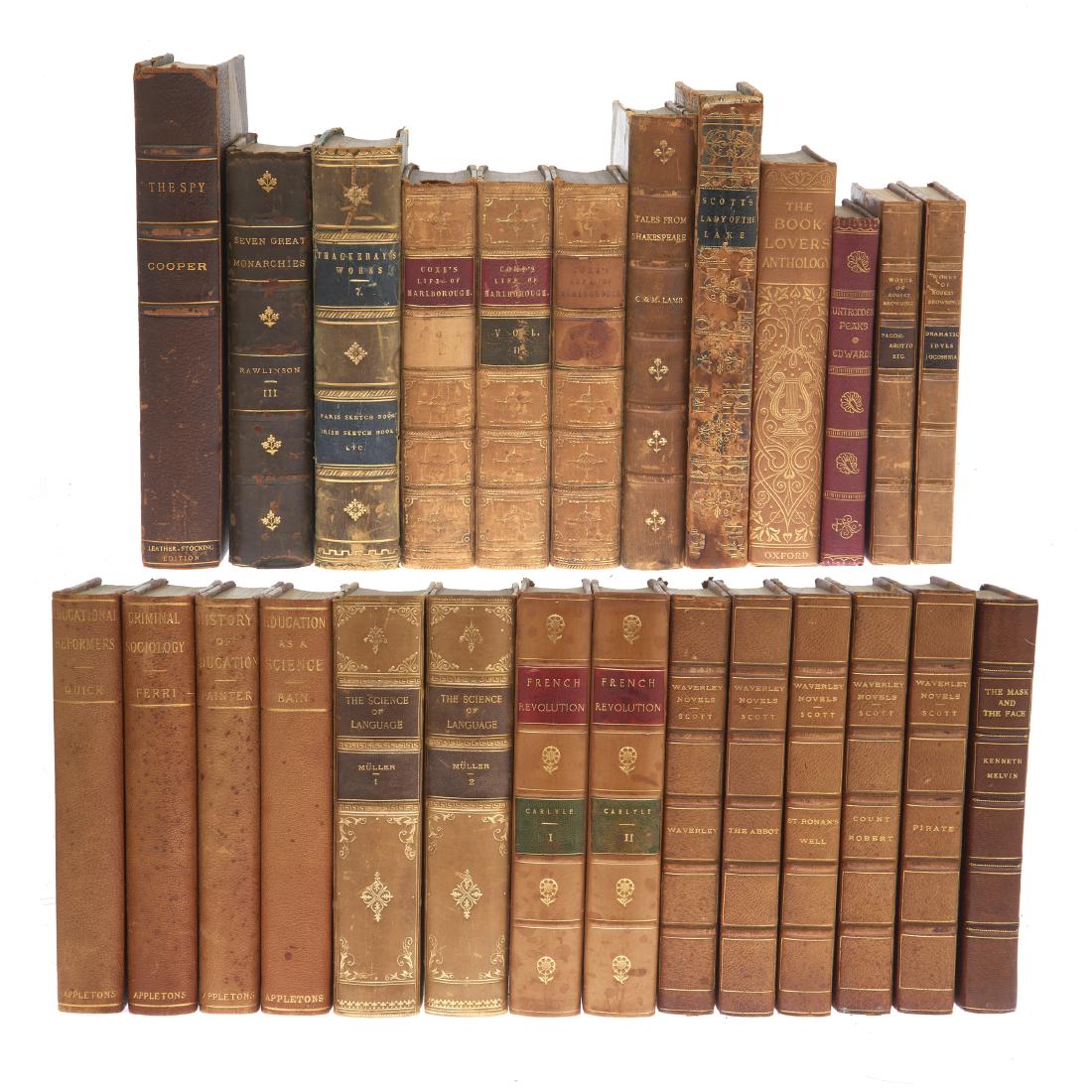 A group of 26 volumes in fine bindings, chiefly 19th (1 of 4)