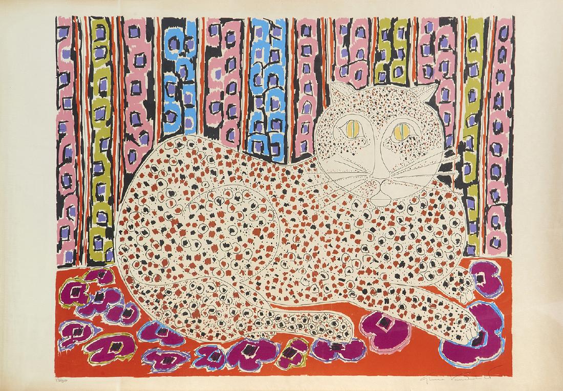 Gloria Vanderbilt (American 1924-2019)  Serigraph (1 of 3)