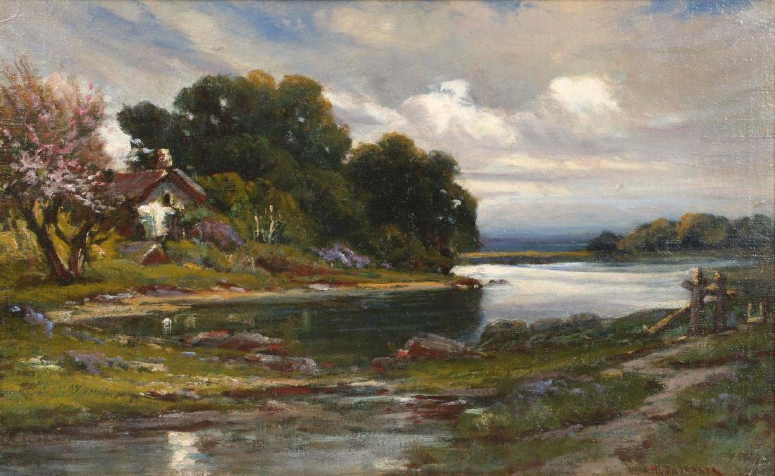Manuel Valencia (1856-1935 Sacramento, CA.) Painting (1 of 6)