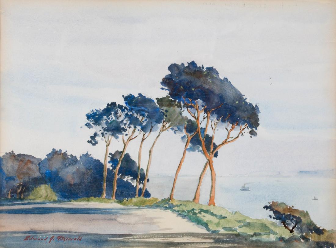 Edmond James Fitzgerald (American 1912-1989) Watercolor (1 of 5)