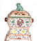 A three-piece Chinese famille rose garniture set - 2