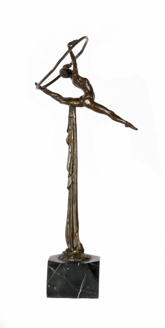 Bronze Jean Patoue aerial dancer (1 of 9)