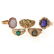 A collection of gold Victorian rings