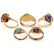 A collection of gold Victorian rings - 2
