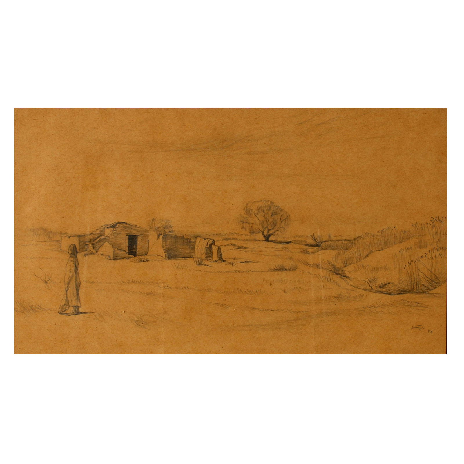 Francisco Zuniga  (1912-1998) Drawing (1 of 7)