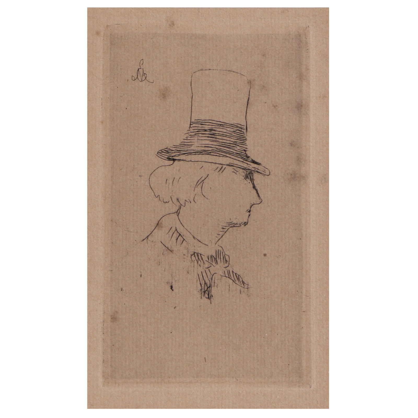 Edouard Manet (French 1832-1883) Etching (1 of 4)