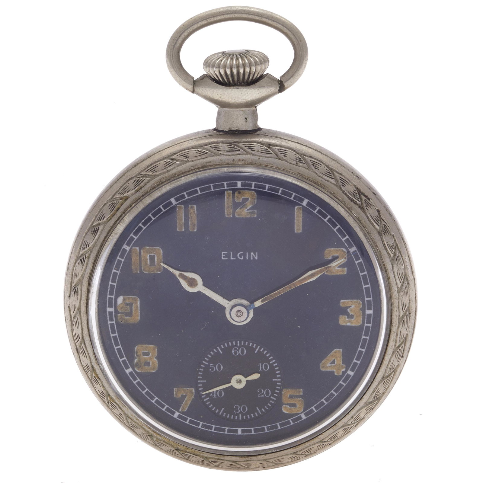 Elgin Army Issue Pocket Watch (1 of 4)
