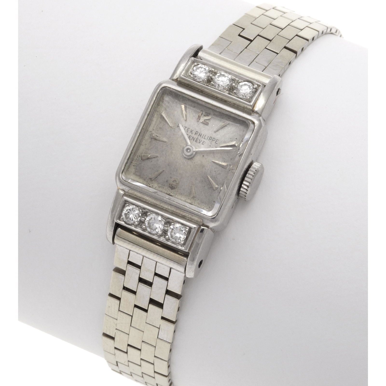 Ladies Patek Philippe Diamond, Platinum, 14k Wristwatch (1 of 4)