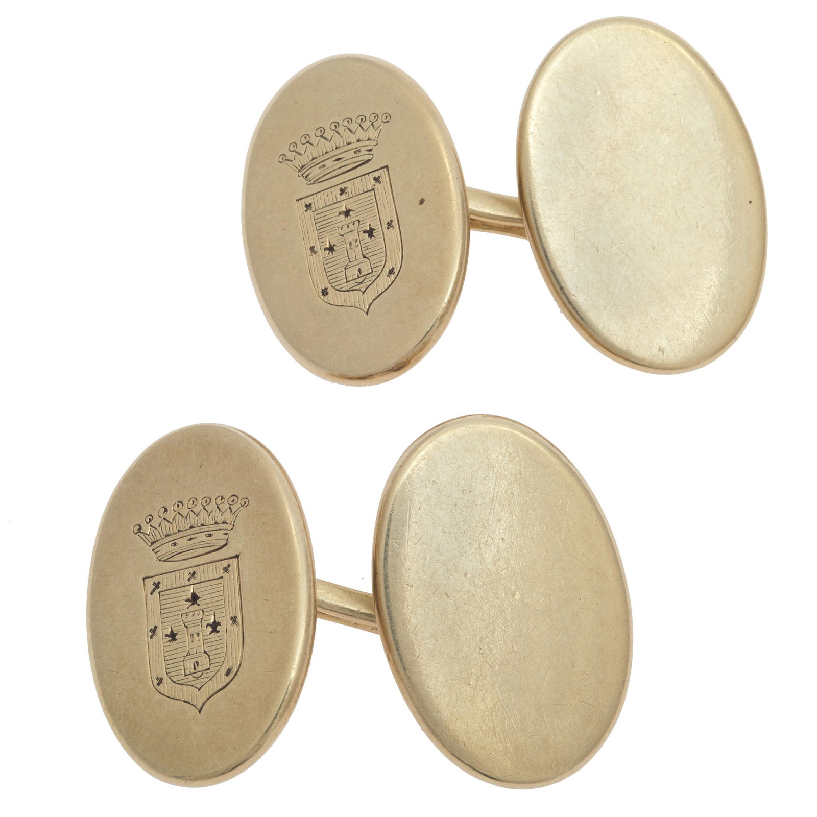 Pair of 14k Yellow Gold Cufflinks (1 of 2)