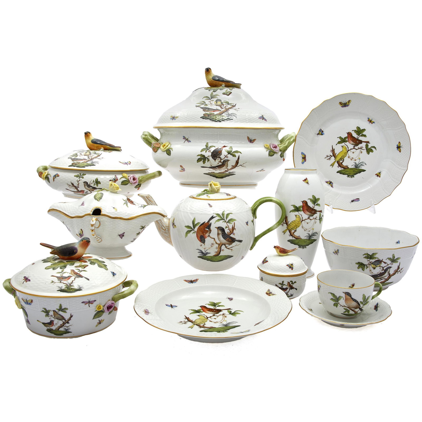 Herend Rothschild Bird Porcelain Table Service (1 of 1)