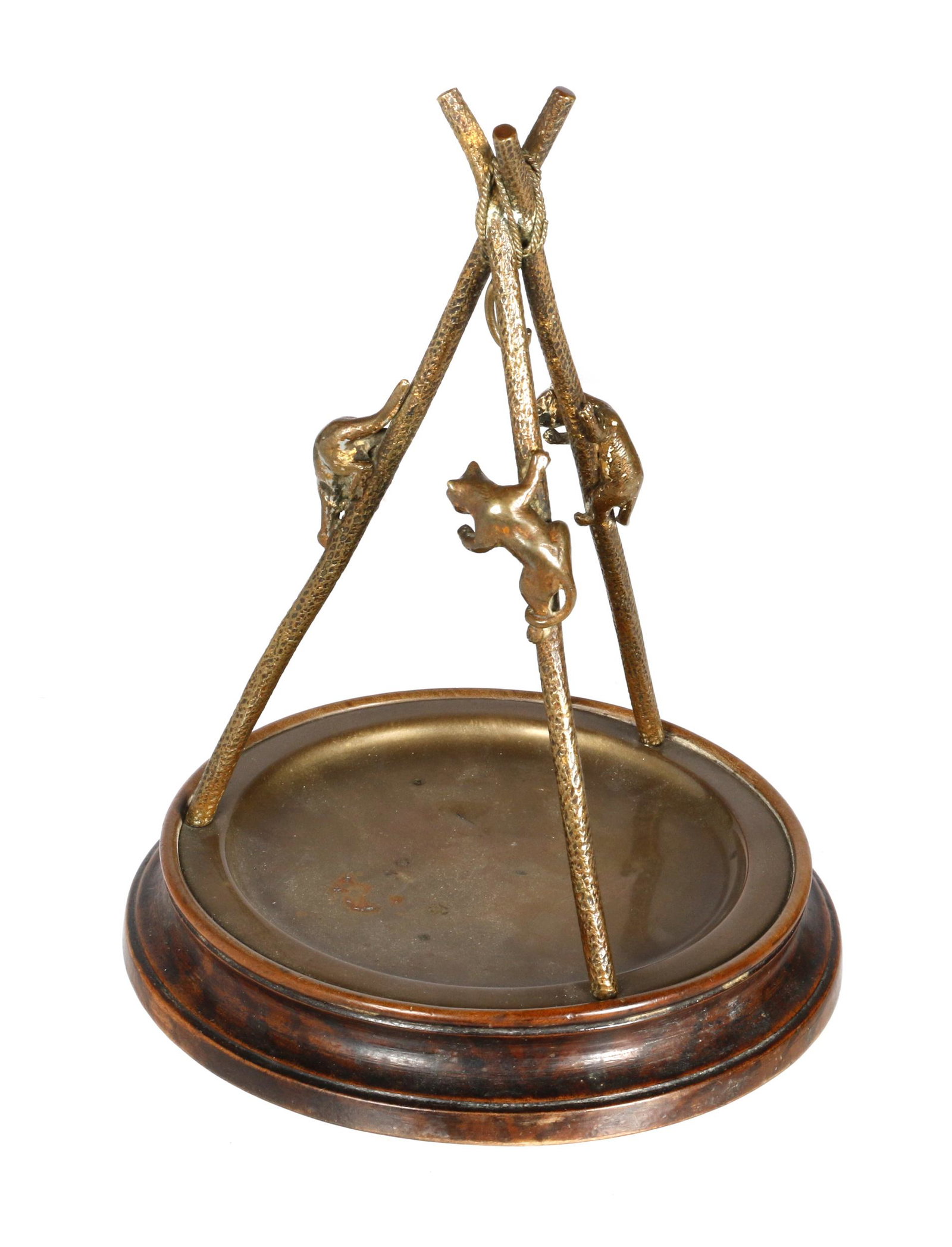 A Patinated Metal Watch Stand (1 of 5)