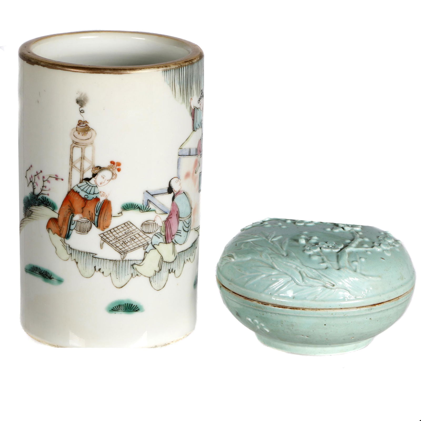 Two Chinese Porcelain Scholar's Objects, 19th Century (1 of 5)