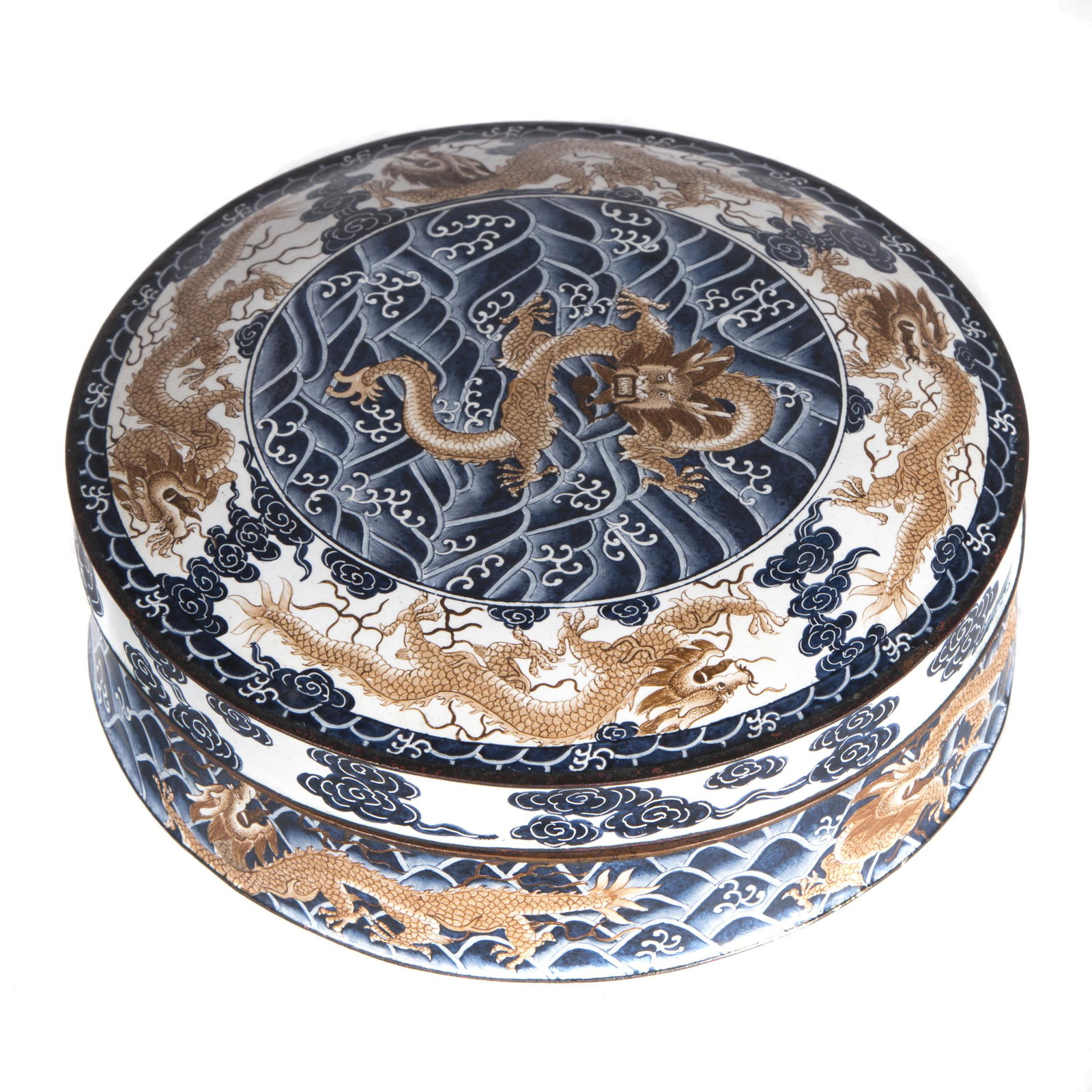 Chinese Canton Enameled Box with Lid, Republic Period (1 of 6)