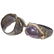 Two Multi-Stone, Blackened Silver Rings - 3