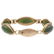 Nephrite, 14k Yellow Gold Bracelet - 3