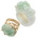 Collection of Two Carved Jadeite, 14k Rings