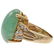 Jade, Diamond, 14k Yellow Gold Ring - 2