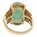 Jade, Diamond, 14k Yellow Gold Ring - 4