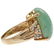 Jade, Diamond, 14k Yellow Gold Ring - 5