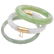Collection of Three Jadeite, 14k, Bangle Bracelets