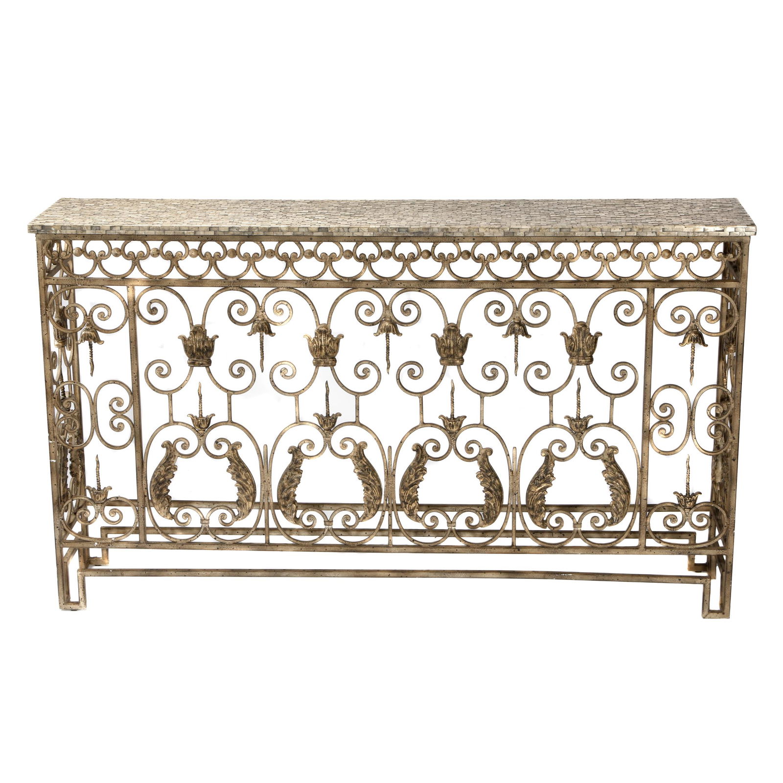 Rococo Style Cast Iron Bar (1 of 4)