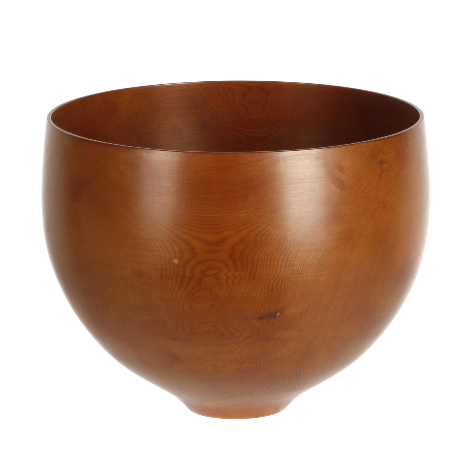 Bob Stocksdale (1913-2003): Yew Wood Turned Bowl (1 of 4)