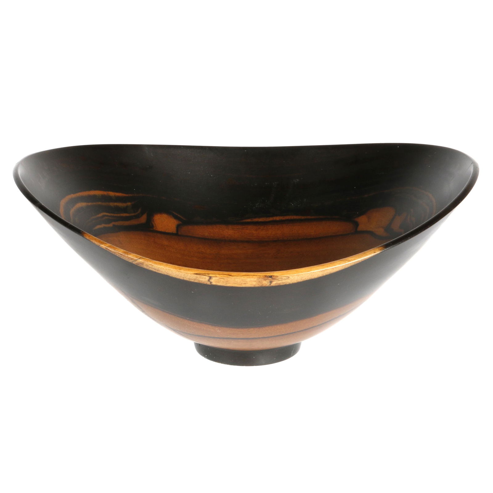 Bob Stocksdale (1913-2003): Ebony Wood Turned Bowl (1 of 6)