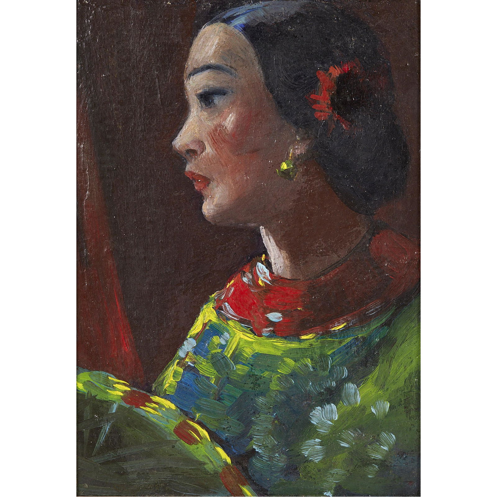 Esther Anna Hunt  (American, 1875 - 1951) Portrait of a (1 of 3)