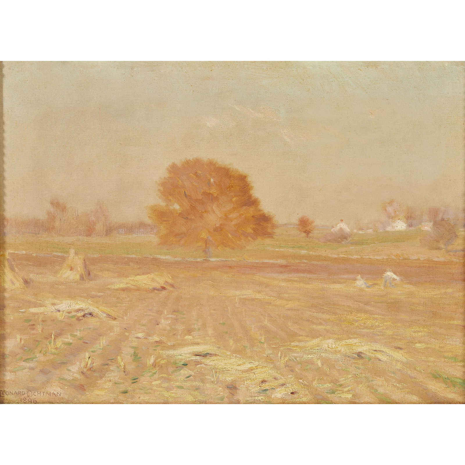 Leonard Ochtman, Autumnal Landscape, 1896 (1 of 5)