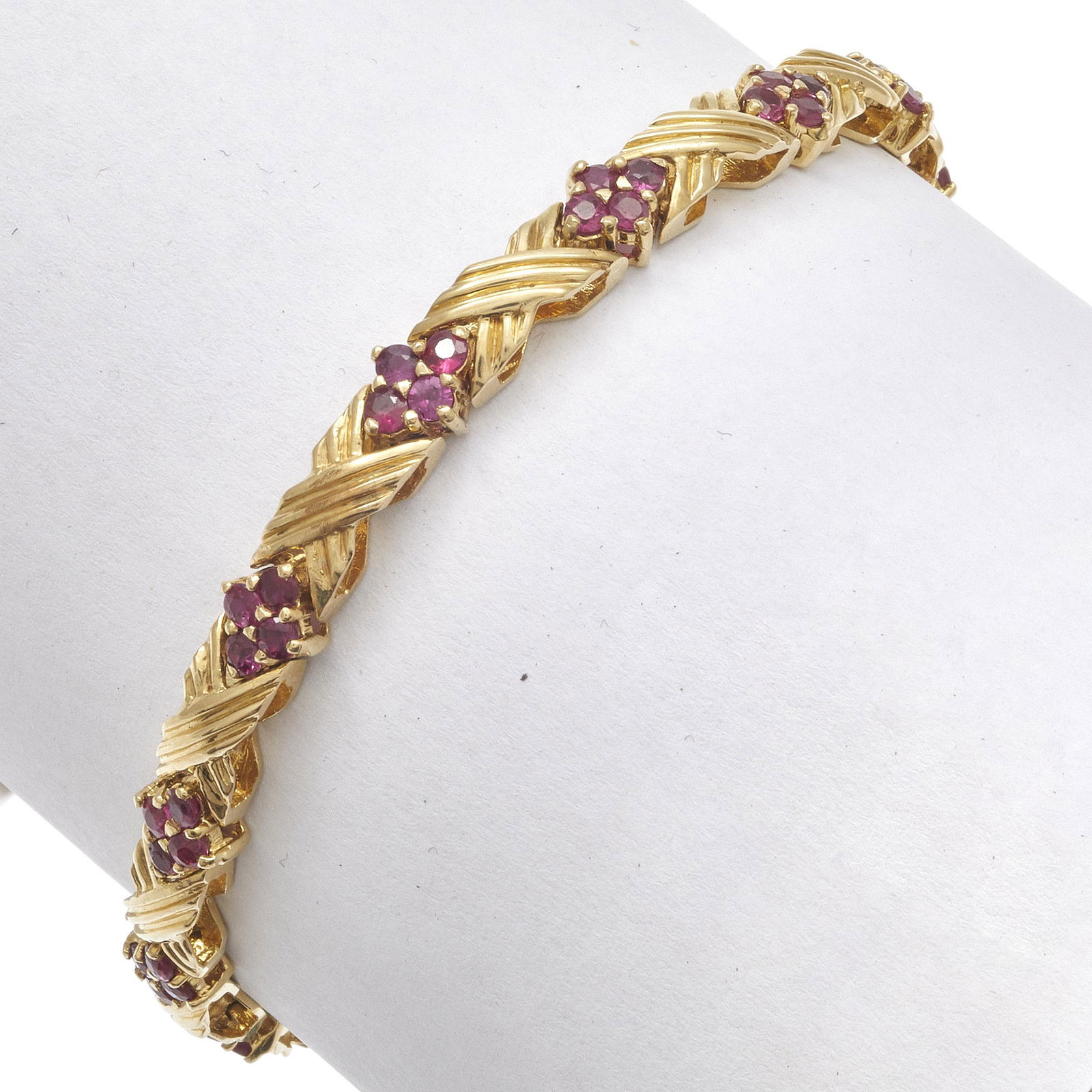 Ruby, 14k Yellow Gold Bracelet (1 of 3)