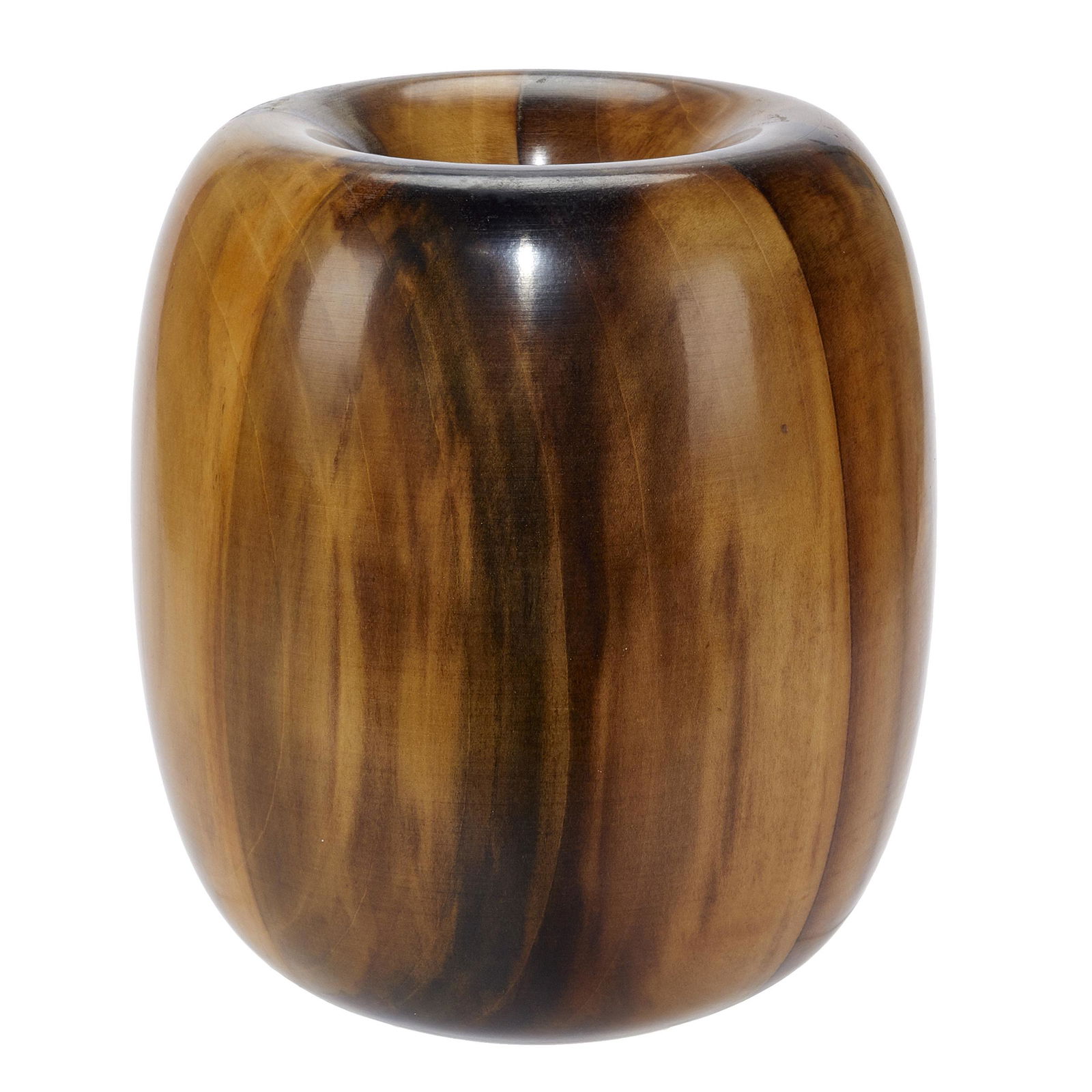 Ed Moulthrop, Figured Tulipwood Donut Vessel (1 of 3)