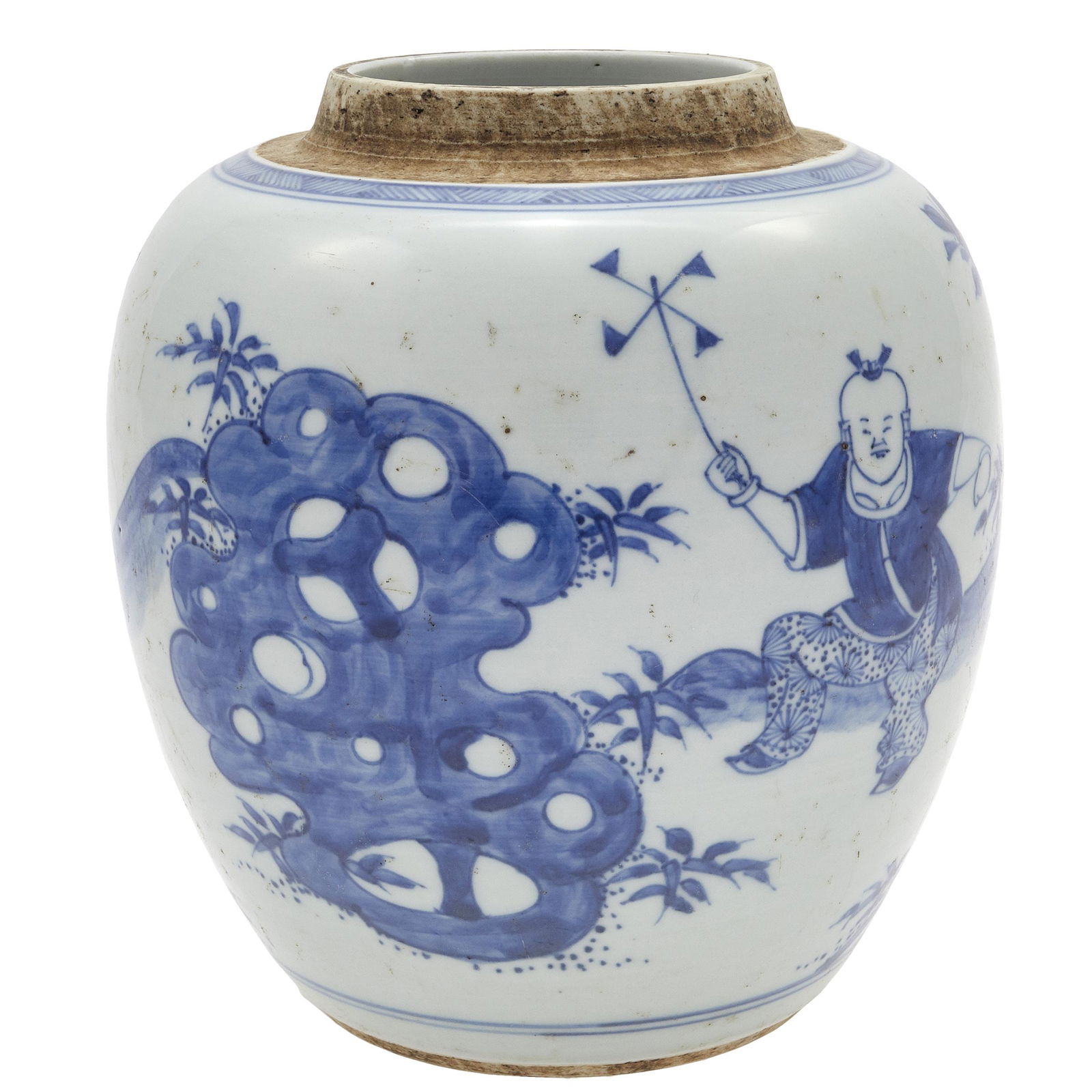 Underglaze Blue Jar, 19th Century (1 of 5)