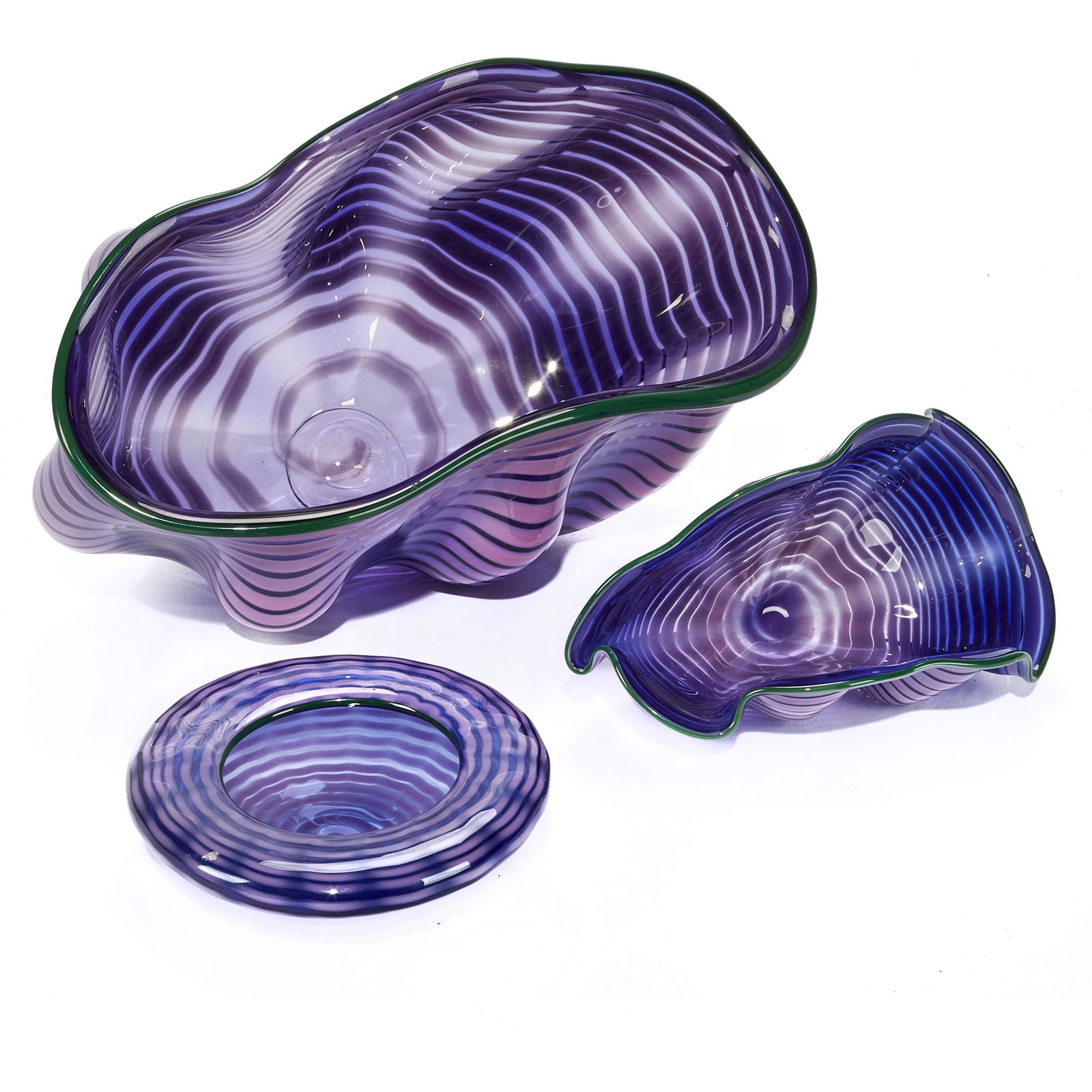 Dale Chihuly, Three Piece Seaform Set (1 of 3)