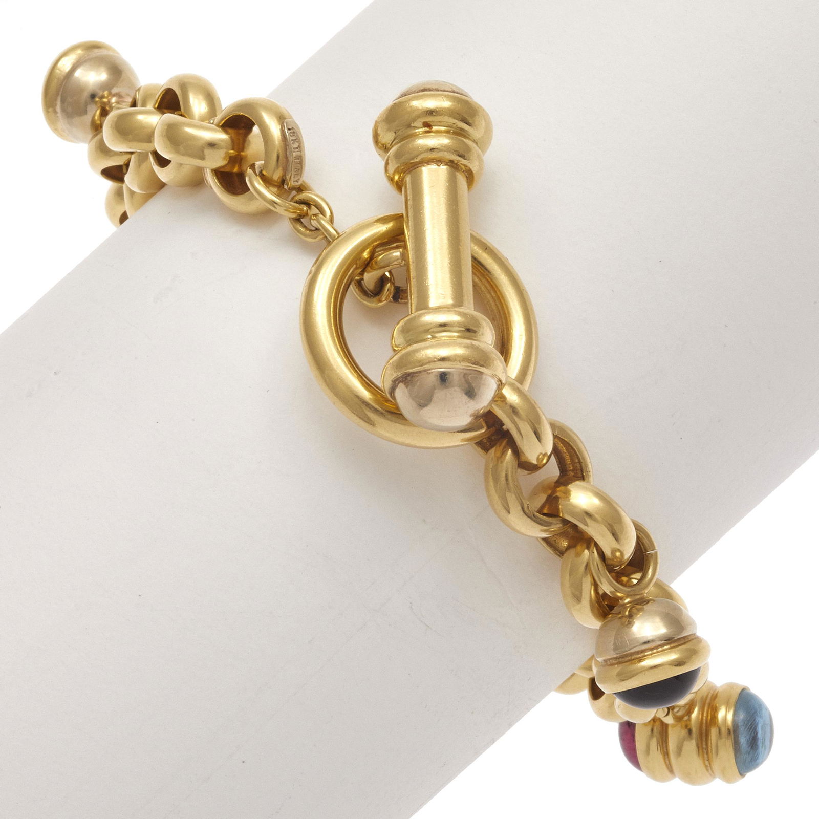 Multi-Stone, 18k Yellow Gold Bracelet (1 of 2)