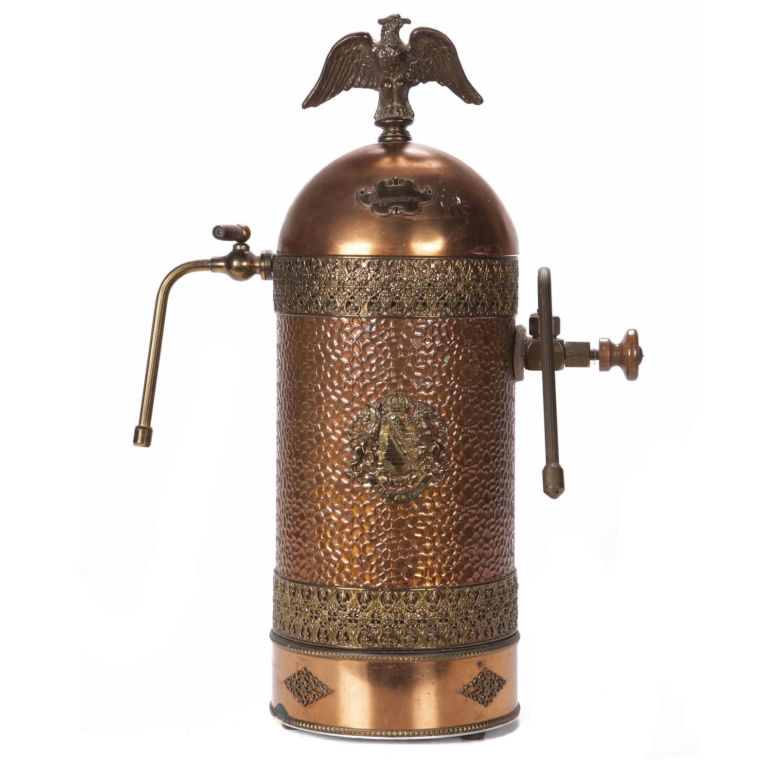 Cappamore Copper and Brass Espresso Maker Dec 13, 2020 Fine Estate, Inc. in CA