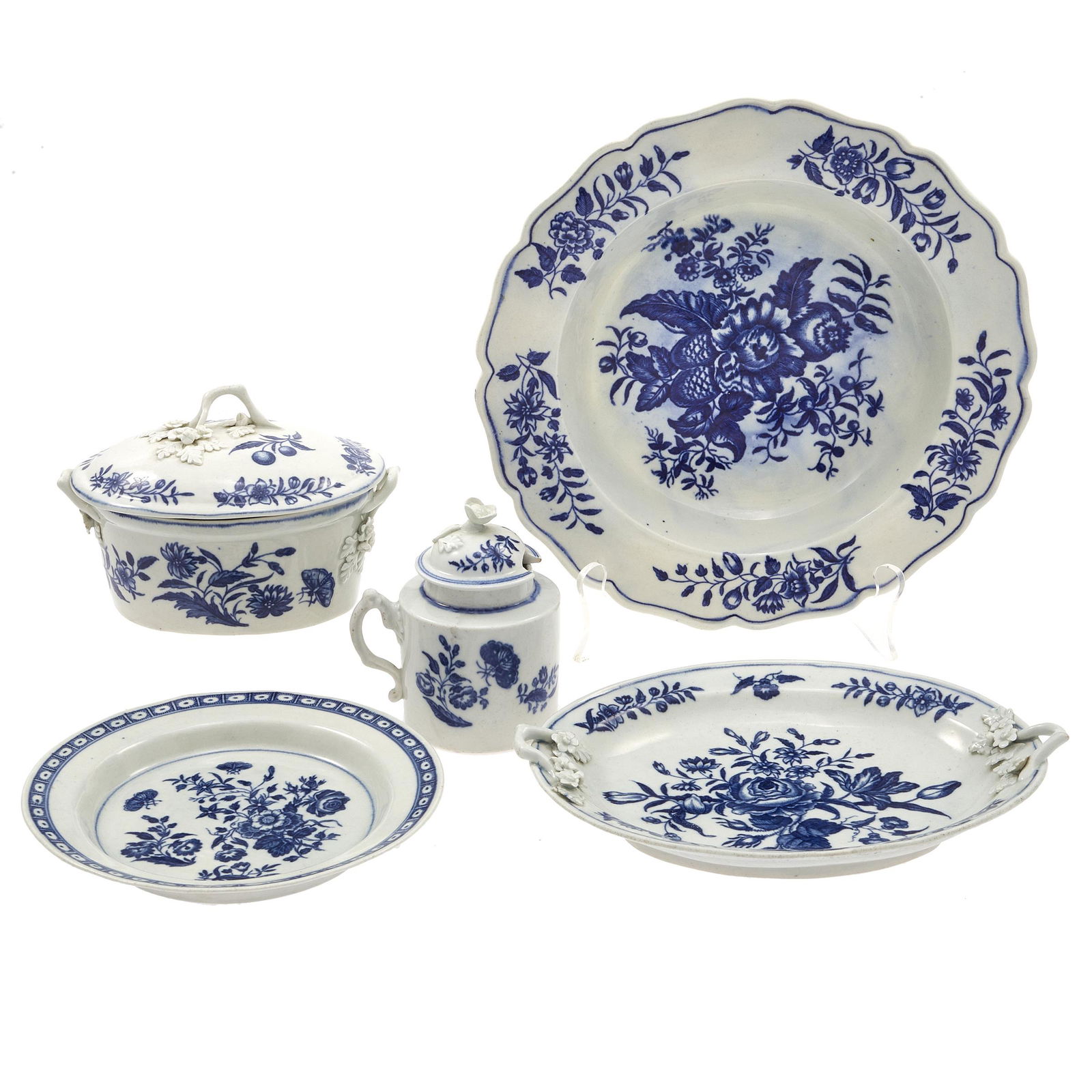 Worcester 18th Century Blue and White Porcelain (1 of 3)