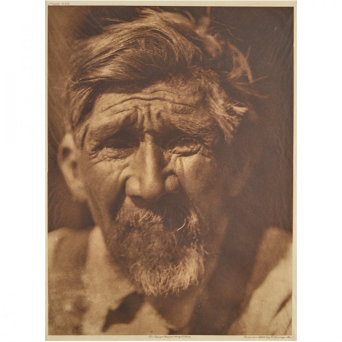 Edward S. Curtis, Numero - Desert Cahuilla: Edward Sheriff Curtis (American, 1868-1952). Numero - Desert Cahuilla. Photogravure. Plate 519. Sheet measures 18.5 x 12.75 in., image measures 15.5 x 11.5 in. (with frame 26.5 in. high x 20.5 in. 